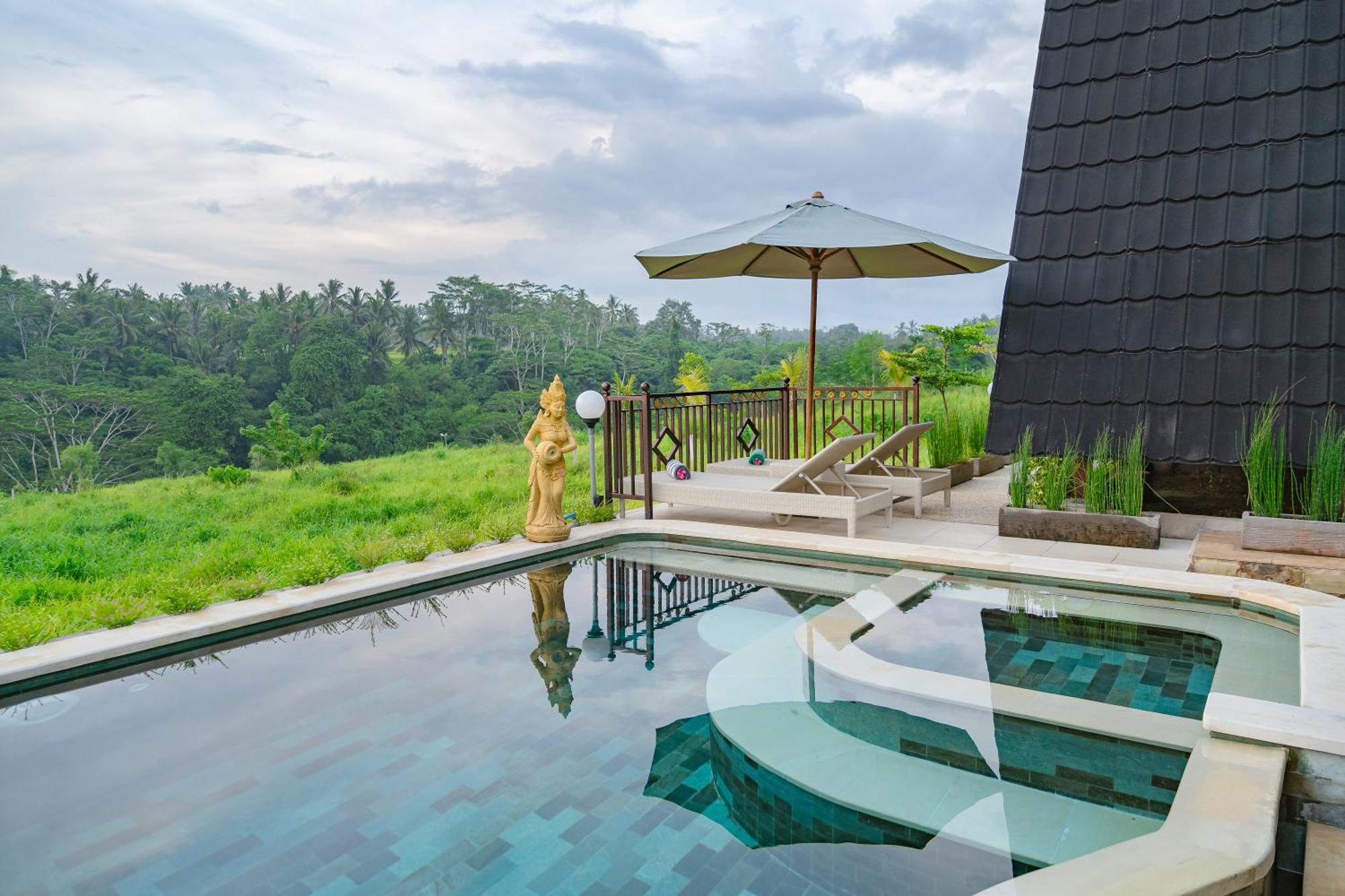 The Pyramid Ubud River Villas Паянган Экстерьер фото