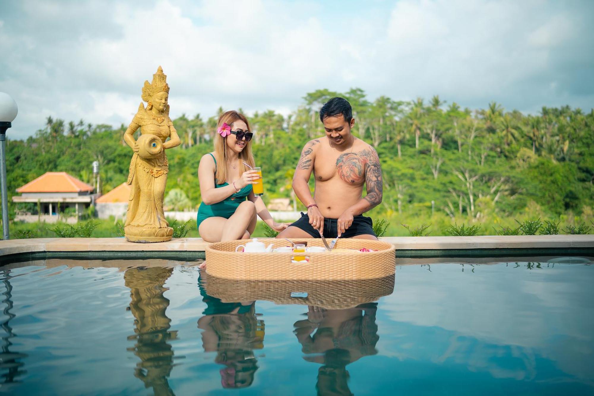 The Pyramid Ubud River Villas Паянган Экстерьер фото