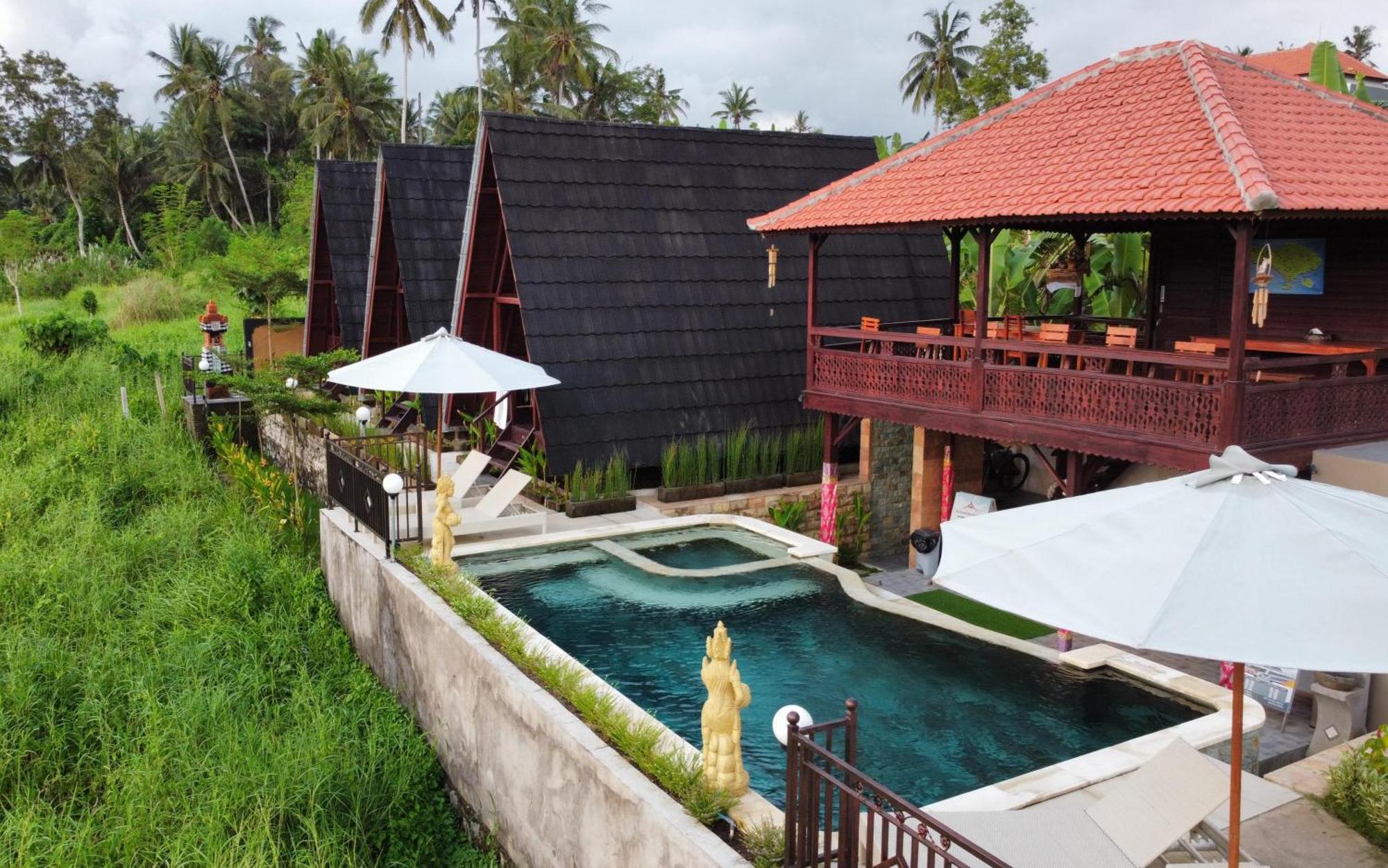The Pyramid Ubud River Villas Паянган Экстерьер фото